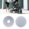 Replacement Front/Rear Wheel Caps Bearing Protective Cover for Yoya/Yoyo Baby Strollers Ensuring Stability White