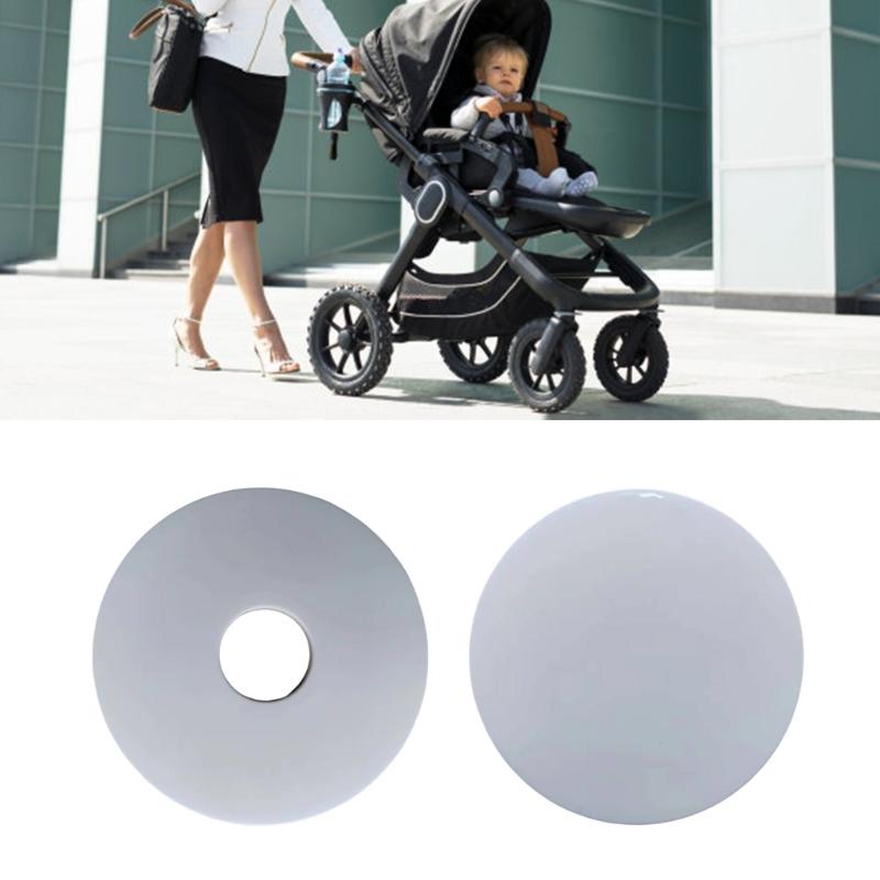 Replacement Front/Rear Wheel Caps Bearing Protective Cover for Yoya/Yoyo Baby Strollers Ensuring Stability White