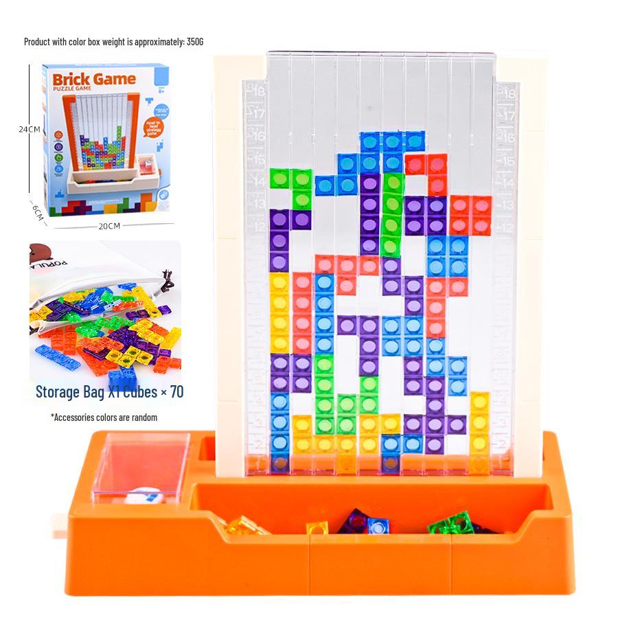 3D Creative Russian Cube: Children's Educational Tabletop Block Game