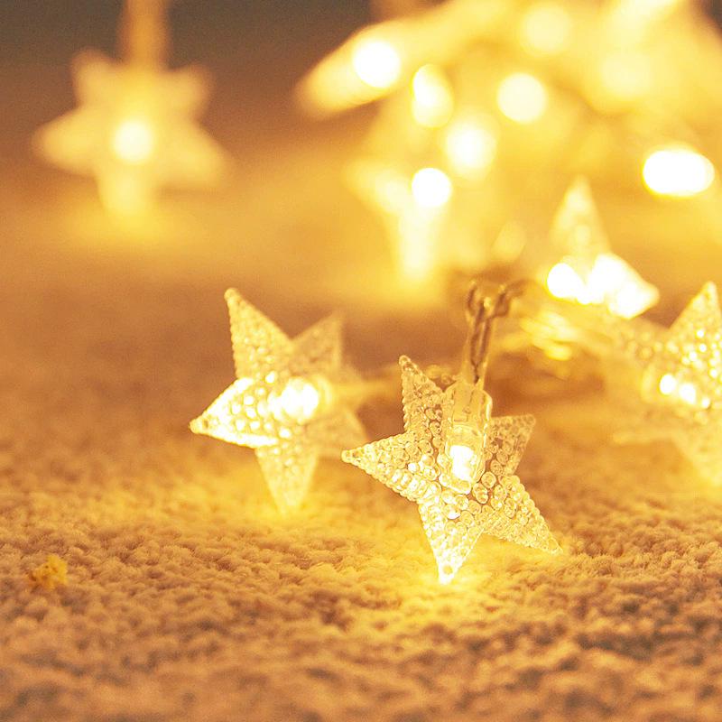 Solar LED String Lights: Outdoor Star Fairy Lights for Christmas, Holidays, Camping, Tents, and Decorative Awnings