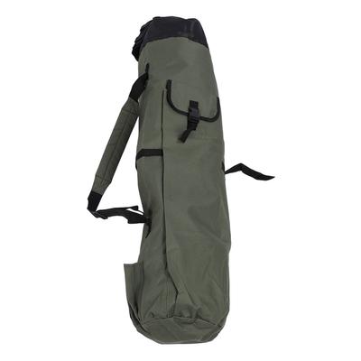 Borsa per Canna da Pesca Forma Cilindrica Tessuto Oxford 600D Resistente all'Acqua Antiurto Portatile Canna da Pesca