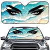 Universal Customizable One-Piece Car Windshield Sunshade