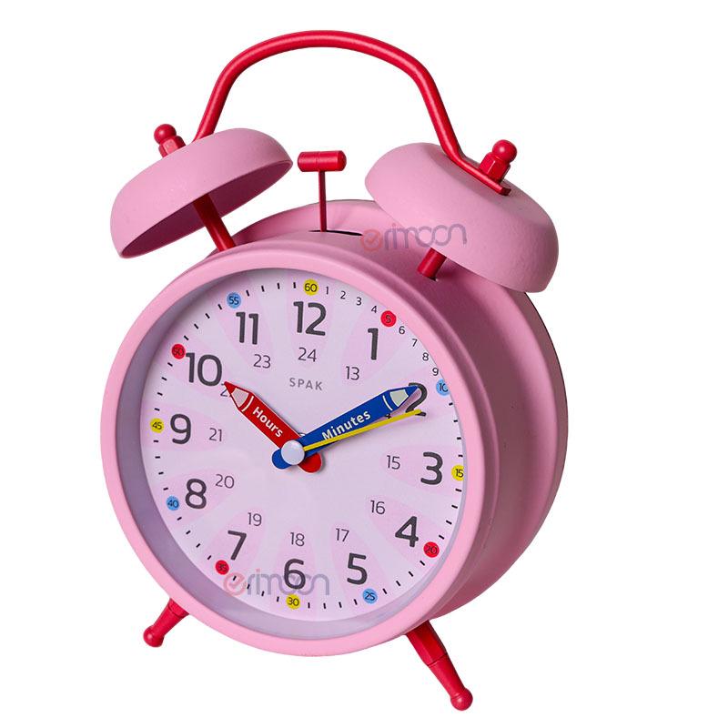 Rainbow Cartoon Nightlight Alarm Clock for Kids - Perfect for Study Desks and Bedrooms