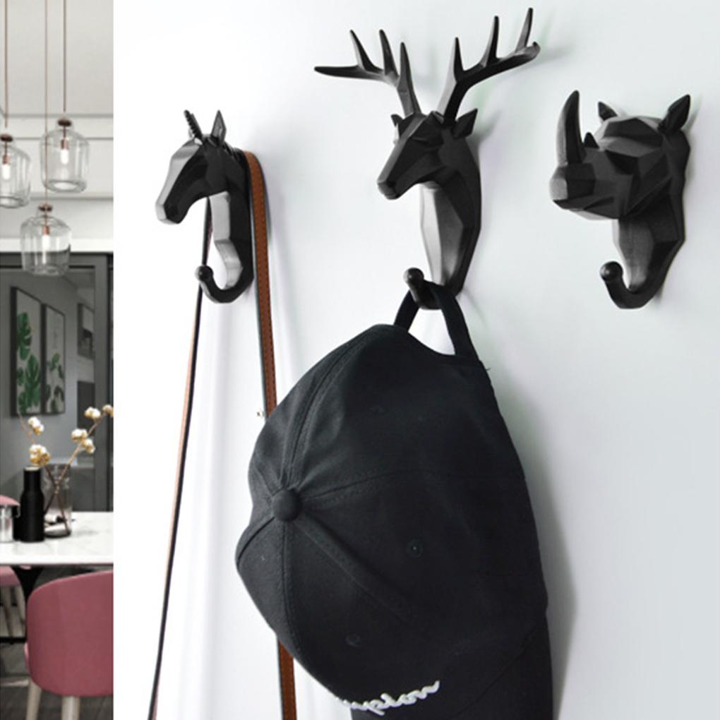 Unique And Functional Animal Head Coat Hook For Home Made Of Resin Animal Head Key Hook Animal Shape