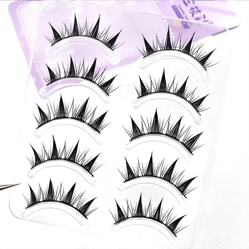 Cat Barbie Eyelashes: Natural, Thick, Photogenic, Double Eyelid Support with Eyeliner