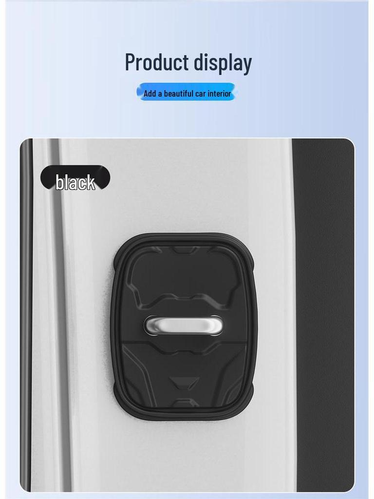MINI Car Door Lock Anti-Collision Pad & Muting Cover