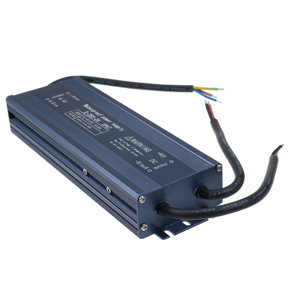 IP67 Water Resistant LED Driver Power Supply Adapter Constant Voltage Output for LED Strip Light Outdoor Lightbox Signboard