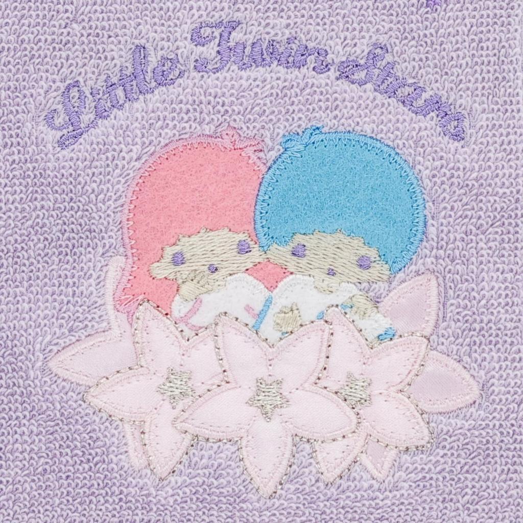 Marushin Face Sanrio Little Twin Stars Bloom Little Twin Organic Antibacterial and 3725020400 Towel, Stars, Cotton, Deodorizing,