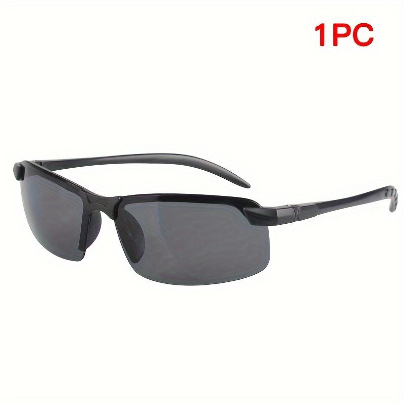 1pc/2pcs Driving Night Vision Glasses for Men Women, Drivers Semi Rimless Fashion Eyeglasses