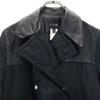 iCB Nylon leather switch tailored jacket 9 black made in Japan Women Used