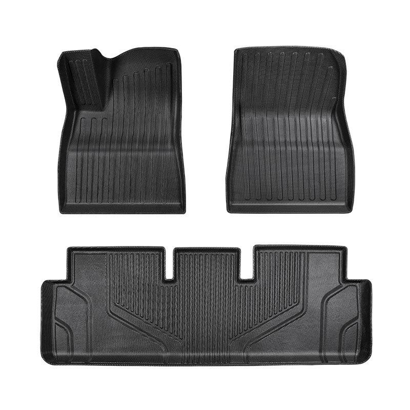Custom TPE Floor and Trunk Mats for Tesla Model 3 Refresh Edition (Compatible with 25 Models)