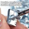 17mm U-Type Fasteners Clip with Screw Car Metal Screw Clips Anti-rust Auto Fender Bumper Protection Buckle Iron Sheet Hardware