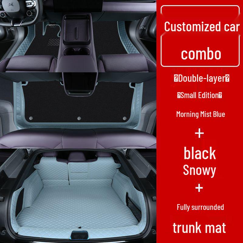 Xiaopeng P7+ Double Layer Full Coverage Floor Mats for Interior Decoration and Modification