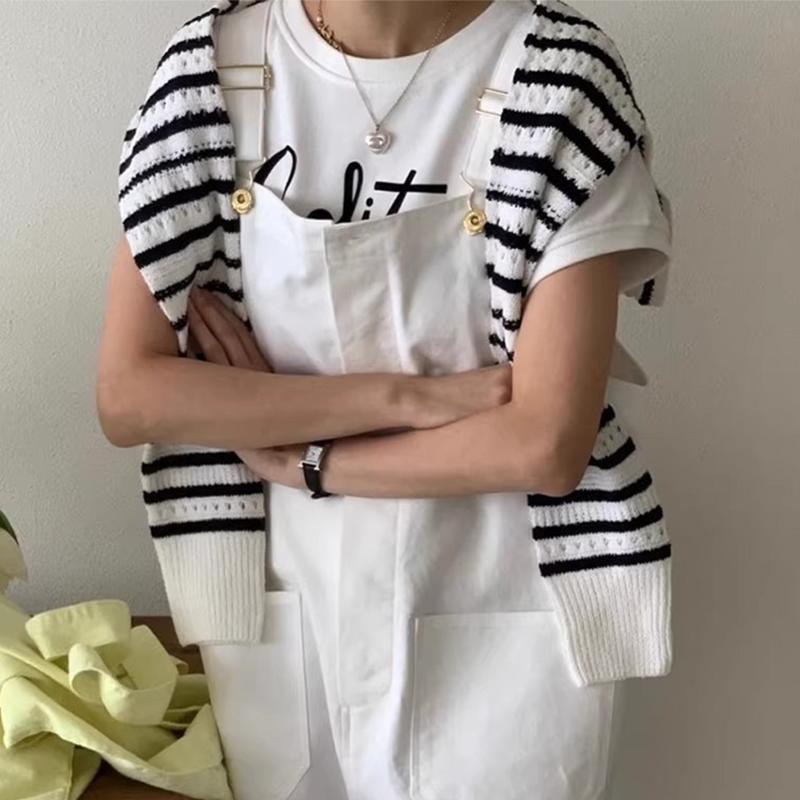 

Южная Корея шикарный летний дизайн ретро сплит свободная мясная одежда с буквенным принтом тонкая повседневная толстовка с короткими рукавами женская футболка one size белый/бежевый