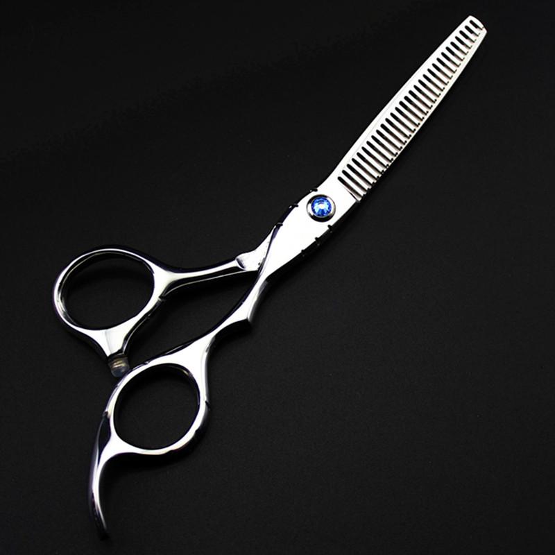 Professional 6 '' Gem Cut Hair Scissors Haircut Scissor Thinning Barber Makas Cutting Shears Hairdresser Scissors Set