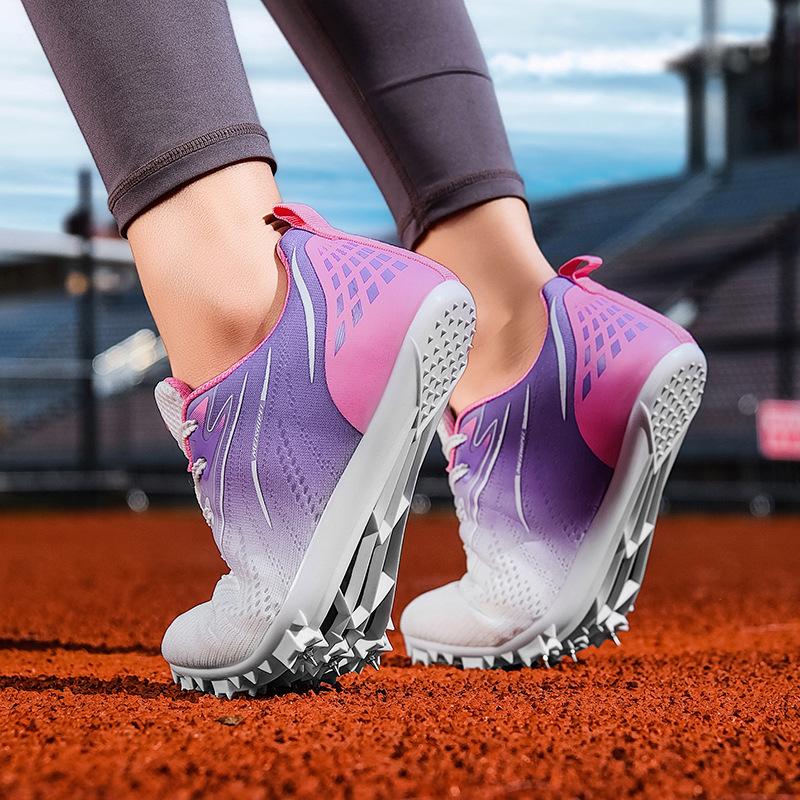 Track Shoes 2025 New Boys and Girls Youth Competition Track and Field Eight Nails Running Spikes Sports Running Shoes