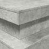 Coffee Table with LED Lights Concrete Grey 90 x 50 x 40 cm