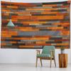Vintage Stone Wall Tapestry Colorful Wooden Board 3D Brick Wall Art Decoration Wall Hanging Bedroom Living Room Home Decoration