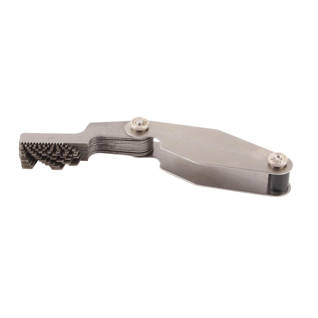 T Thread Gauge Thread Whitworth Screw Pitch Gage Pitch Cutting Gauge Measuring Tool (30 Degree)