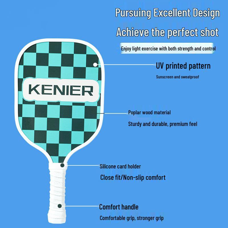 Professional Grade Wooden Pickleball Paddle Set for Adult Beginners