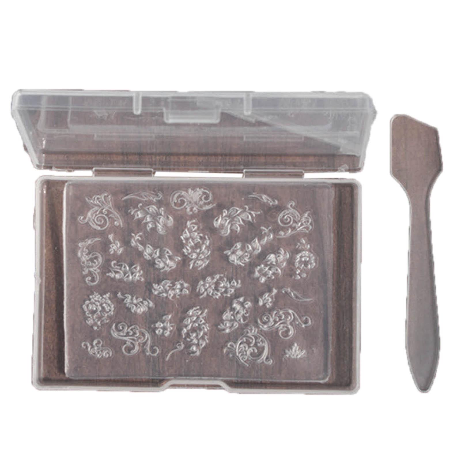 

Ультратонкая силиконовая форма для дизайна ногтей, прозрачная пластина для штамповки, трафареты для ногтей, инструменты для маникюра своими руками 6