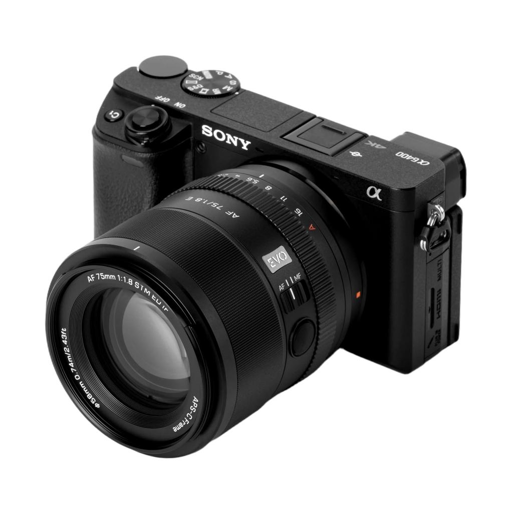 VILTROX AF 75mm EVO E for Sony A compact and lightweight medium telephoto prime lens for size Large aperture Interchangeable lens for Sony mirrorless