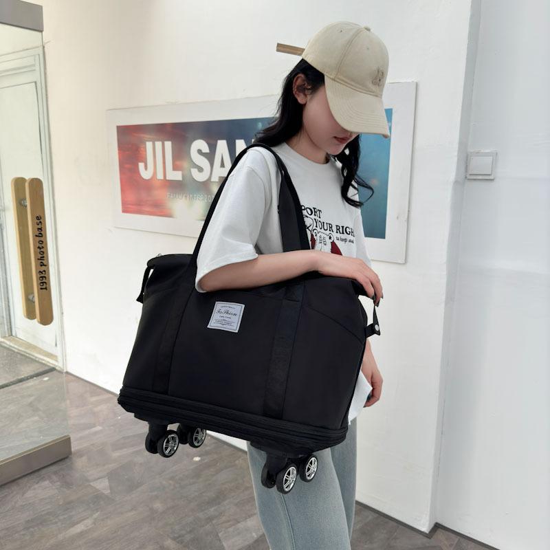 Universal Wheel Travel Light Portable Luggage Bag Storage Bag Maternity Bag Dry and Wet Separation Large Capacity Fitness Yoga Bag