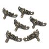12PCS Zinc Alloy Box Corner Protectors Bronze Metal Corner Protector Jewelry Box Legs  Jewelry Boxes