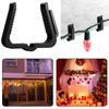 Christmas Light Hanger Hooks Plastic Light Clips 1 5/8 Inch Fascia Boards Clips Weatherproof Plastic Outdoor Holiday Light Clip