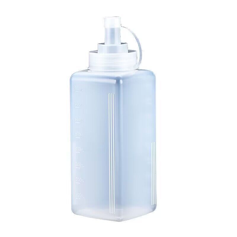 Plastic Squeeze Sauce Bottle Food Grade Jam Bottle Large Diameter Squeeze Bottle Ice Powder Stall Bottle Sauce Bottle Milk Tea Shop Commercial