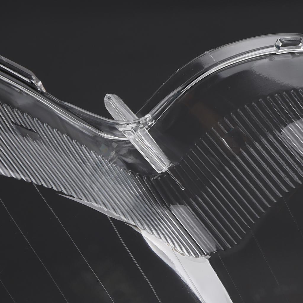 2Pcs Headlight Shell Lens Cover+Glue For Benz W230/R230 SL500 SL600 2003-08