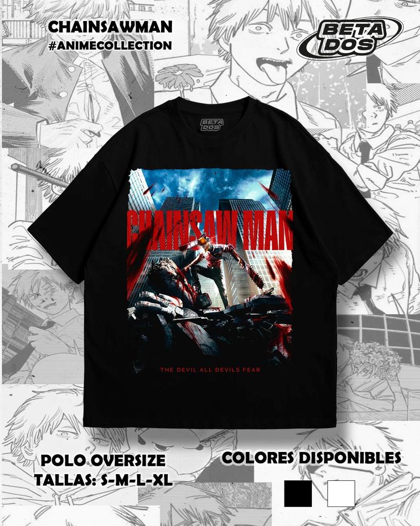 CHAINSAW MAN Anime T-shirt Oversized Y2k Women Men Manga Short Sleeve Street Men Women Clothing Streetwear High Quality Soft Tee