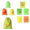 Reusable Vegetable Fruit Freshness Storage Bags Polyester for Kitchen Refrigerator Organization Large Capacity