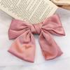 Fashion Ribbon Bow Hair Clips for Women Large Bow Hairpin Girls Satin Trendy Ladies Hairgrips Cute Barrette Hair Accessories