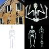 Halloween Scary Prop Luminous Hanging Human Skeleton Outdoor Party Decoration