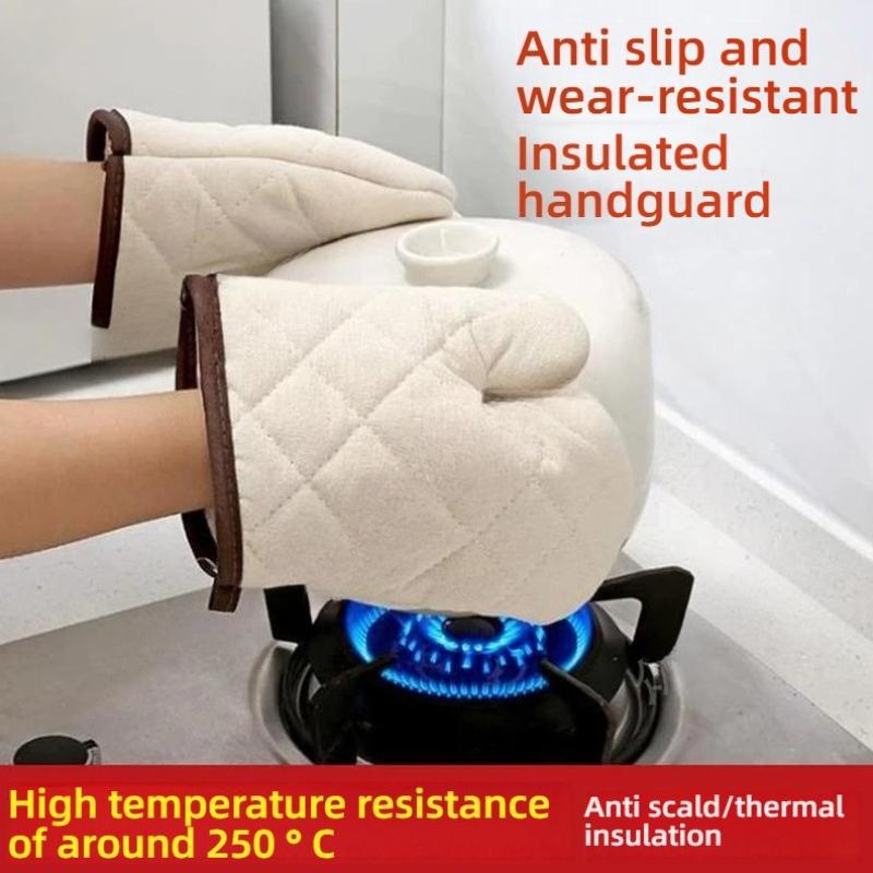 Microwave Oven Insulated Gloves High Temperature Resistant Heat-resistant Heat-resistant Thick Mooncake Oven Special Microwave