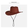 Vintage Western Cowboy Hat British Knight Hat Men's Top Hat Shade Jazz Hat Women's Summer Sunscreen Eaves