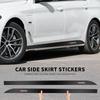 BDN3 2x Car Door Side Skirt Sill Stripe Carbon Decals Accessories For Civic Fit Jazz Accord Pilot CRV Odyssey Passport City