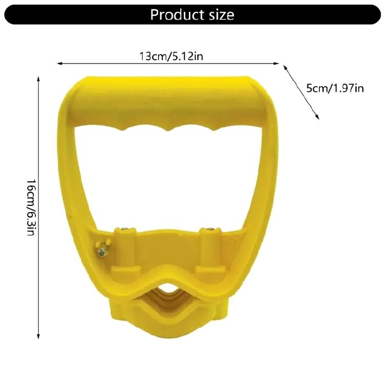 Multifunctional Lever Handle Trimmer Knob for Shovels and Rakes with Quick Install Feature and Enhances Functionality