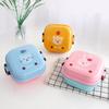 Cute Animal Lunch Box Japanese Double-layer Round Mini Bento Box Children's Fruit Box Snack Box Microwave Kids Lunch Box 540ml