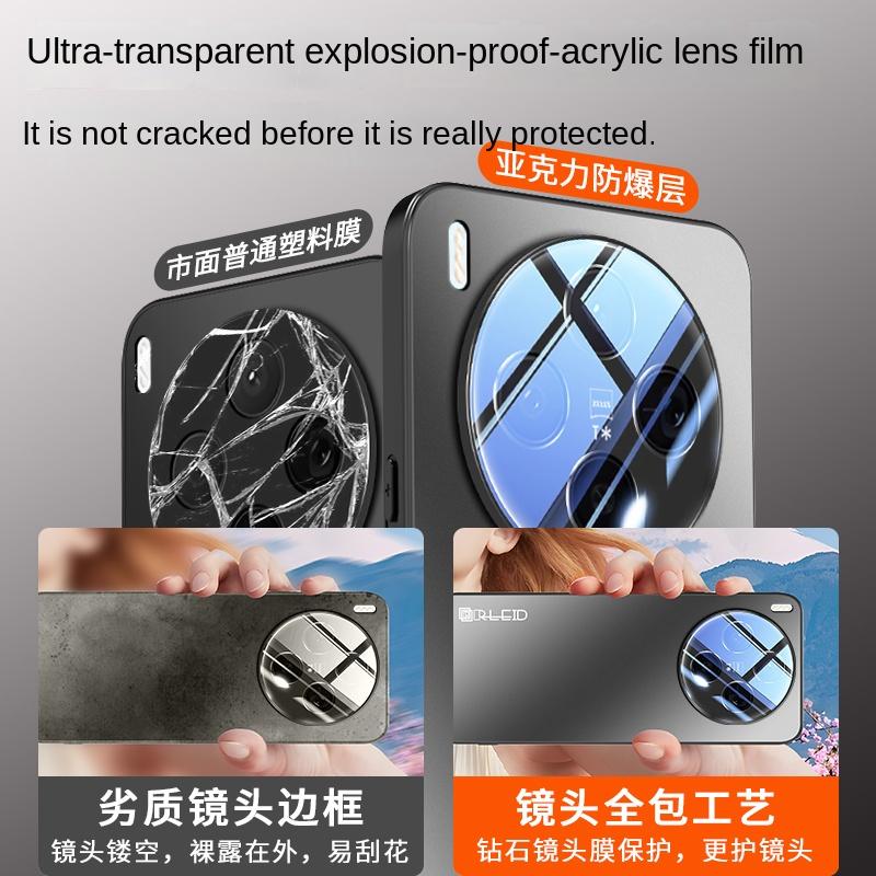 For VIVO X300 X300 Pro Panel + TPU Soft Edge Metallic Paint Lens Integrated Drop and Non-Slip Phone Case