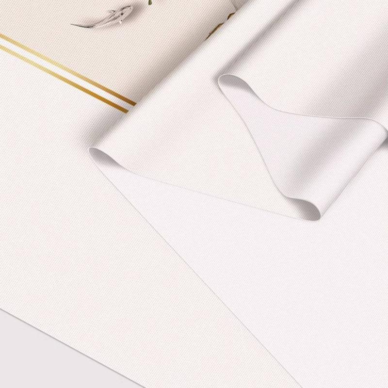 Rectangular Unwashed Tablecloth Restaurant Decorat Fabric Anti Scald Heat-insulating Desktop Protect Pad Easy To Maintain Non Deformable Table Cloth