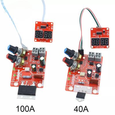 Řídicí deska bodové svářečky, nastavitelný čas proud digitální displej bodová svářečka DIY řídicí deska