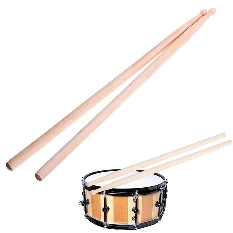 1 Pair Bass Drum Sticks Drumsticks Drums Set Sticks   Practice Instrument Accessories
