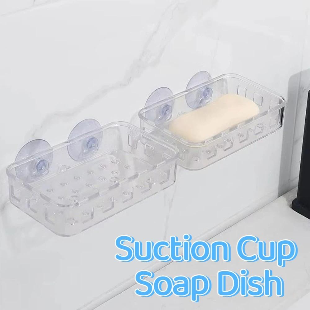 Reusable Soap Drying Rack Transparent Sponge Rack Hygienic Storage Soap Container  Gym