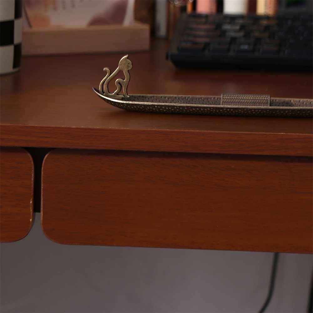 Traditional Incense Burner Tray Metal Incense Censer Unique Cat Whispers Incense Tray Party Decor