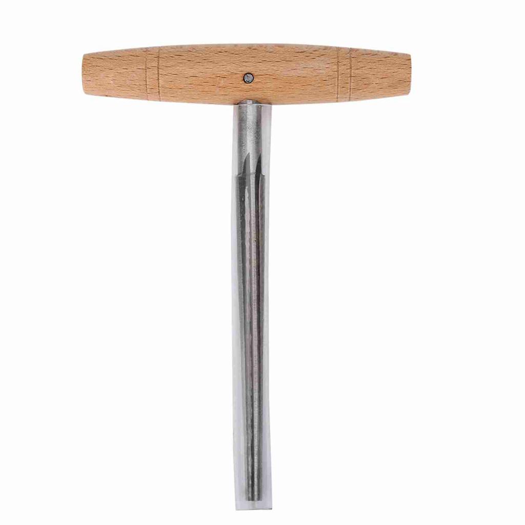 Durable Steel Peg Hole Reamer  with Wooden Handle Luthier Repair Tool for 3 4 4 4 Violin