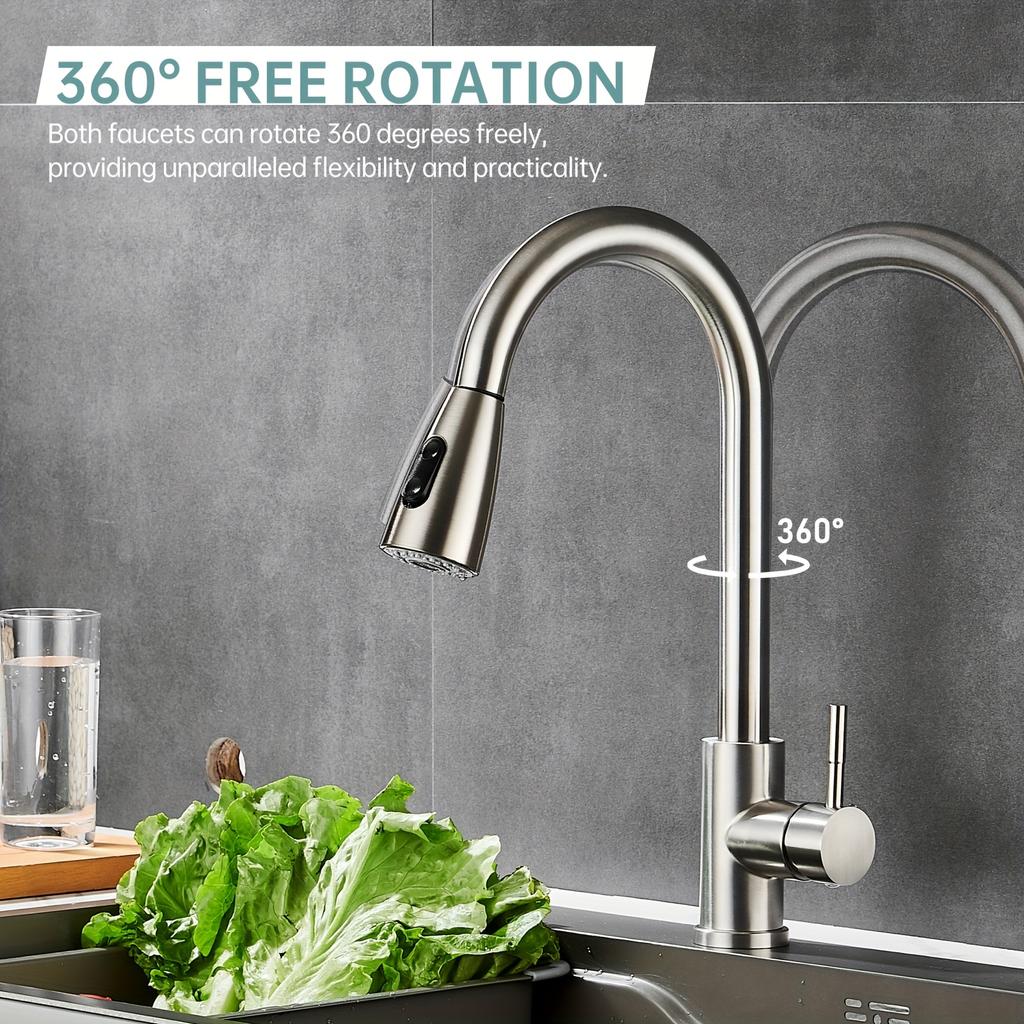 1PCKitchen Pull Out Faucet Sprayer Nozzle Sprayer ABS Durable Water Saving Shower Spray Head Bathroom Basin Sink Tap Replacement
