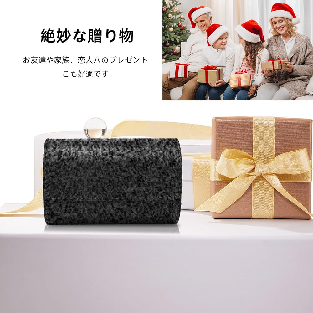 Watch Case, Watch Case, Portable Watch Case, PU Leather, Holds 2 Watches, Jewelry Box, Watch Storage Case