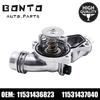 BONTO Aluminum Engine Coolant Thermostat Housing for BMW E36 X3 Z3 320i 323i Replace 11531437040 11531436823 11537509227